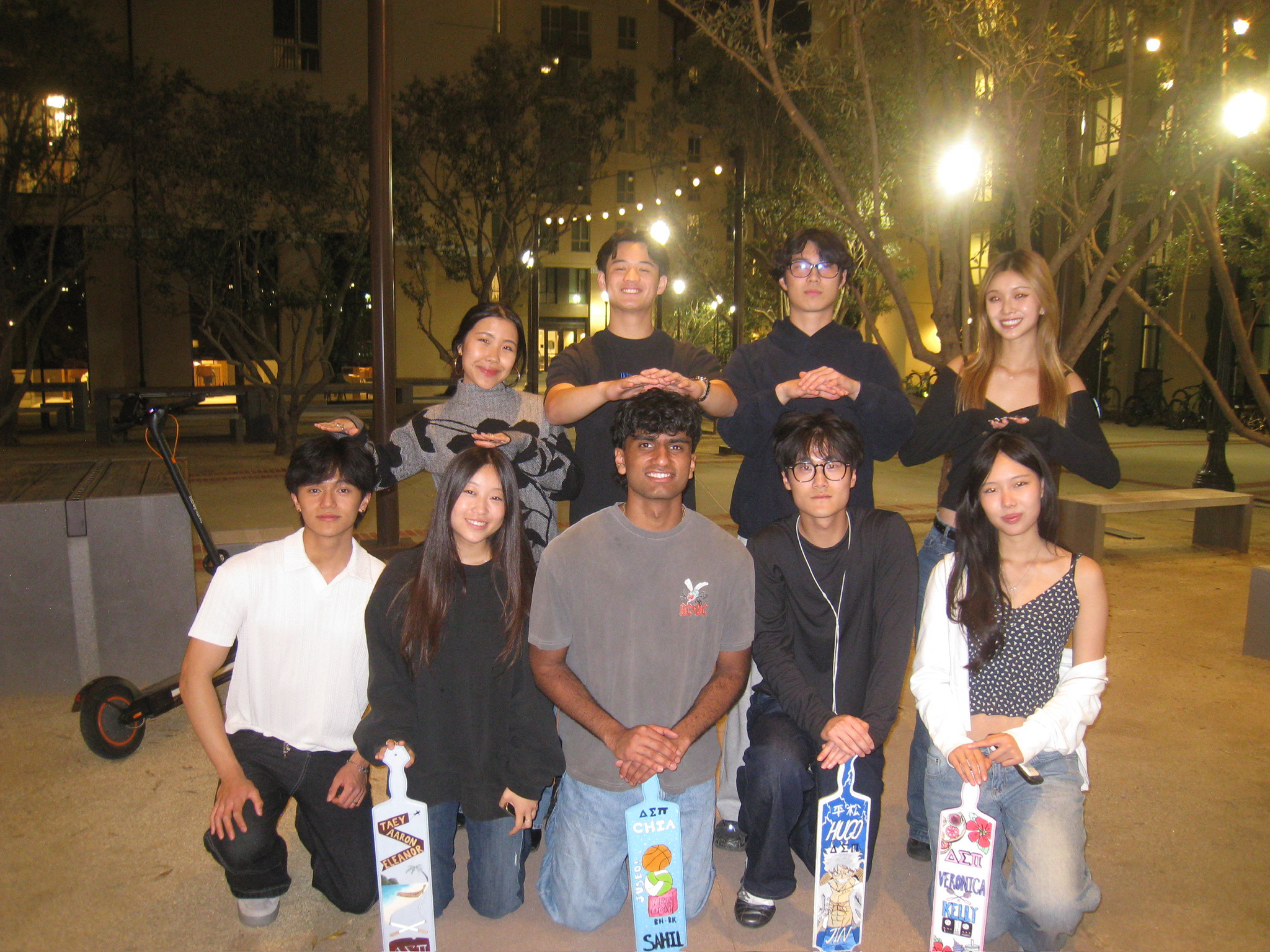 UCLA Delta Sigma Pi brothers at a chapter event